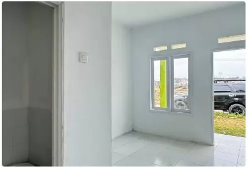 rumah subsidi pesona kahuripan bogor ruang tamu