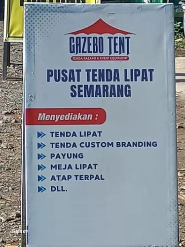 pusat tenda lipat gazebo tent semarang